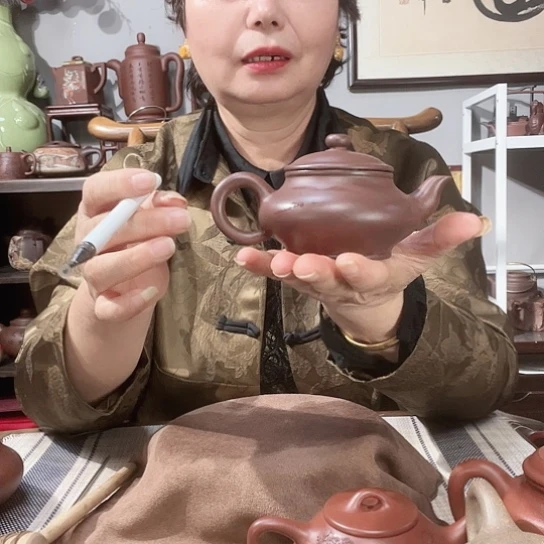紫泥茶壶海****8原矿紫砂壶
