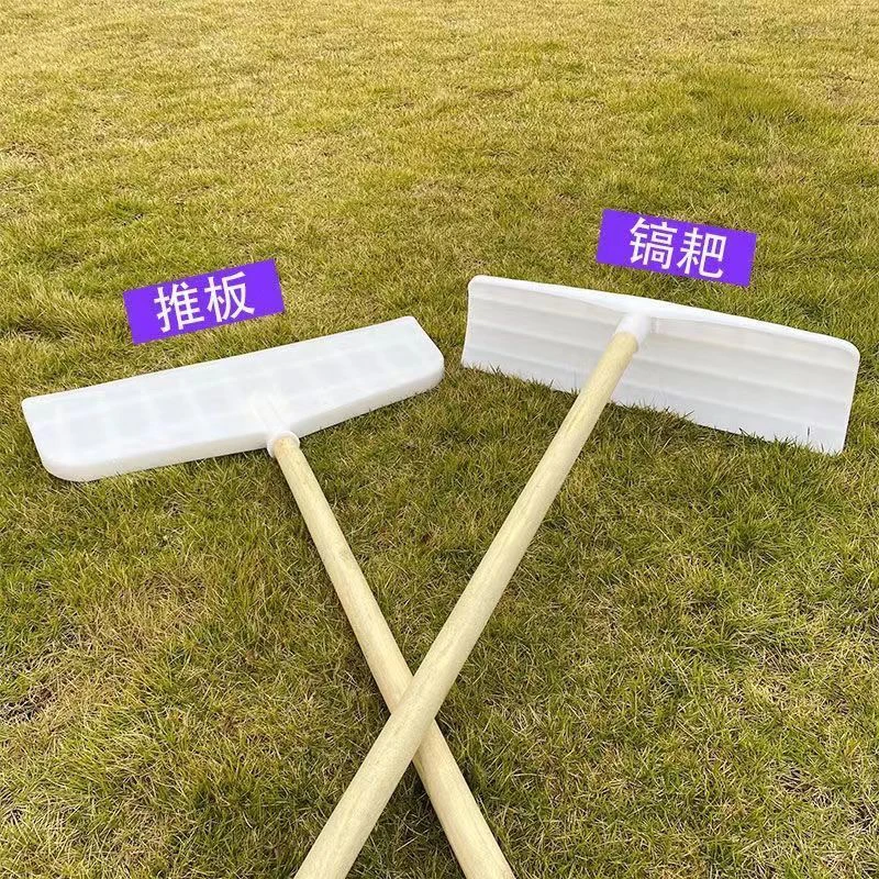 大棚除雪神器刮雪板塑料耙子刮耙刮镐户外推雪板搂雪耙粮食晒谷耙