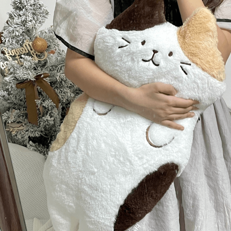 可爱卡通三花猫抱枕一个毛绒玩具抱枕