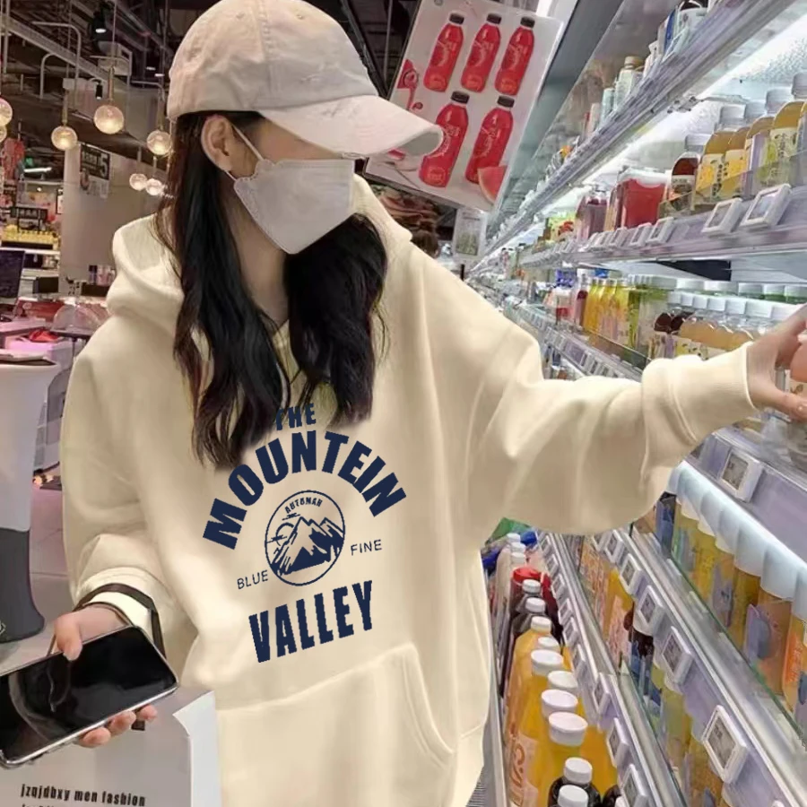 2025春秋新款华棉连帽卫衣 男女同款 百搭 休闲款 外穿显瘦慵懒风