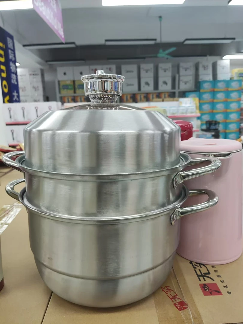 【孤品介意勿拍】三层蒸锅304不锈钢家用双层电磁炉通用c2