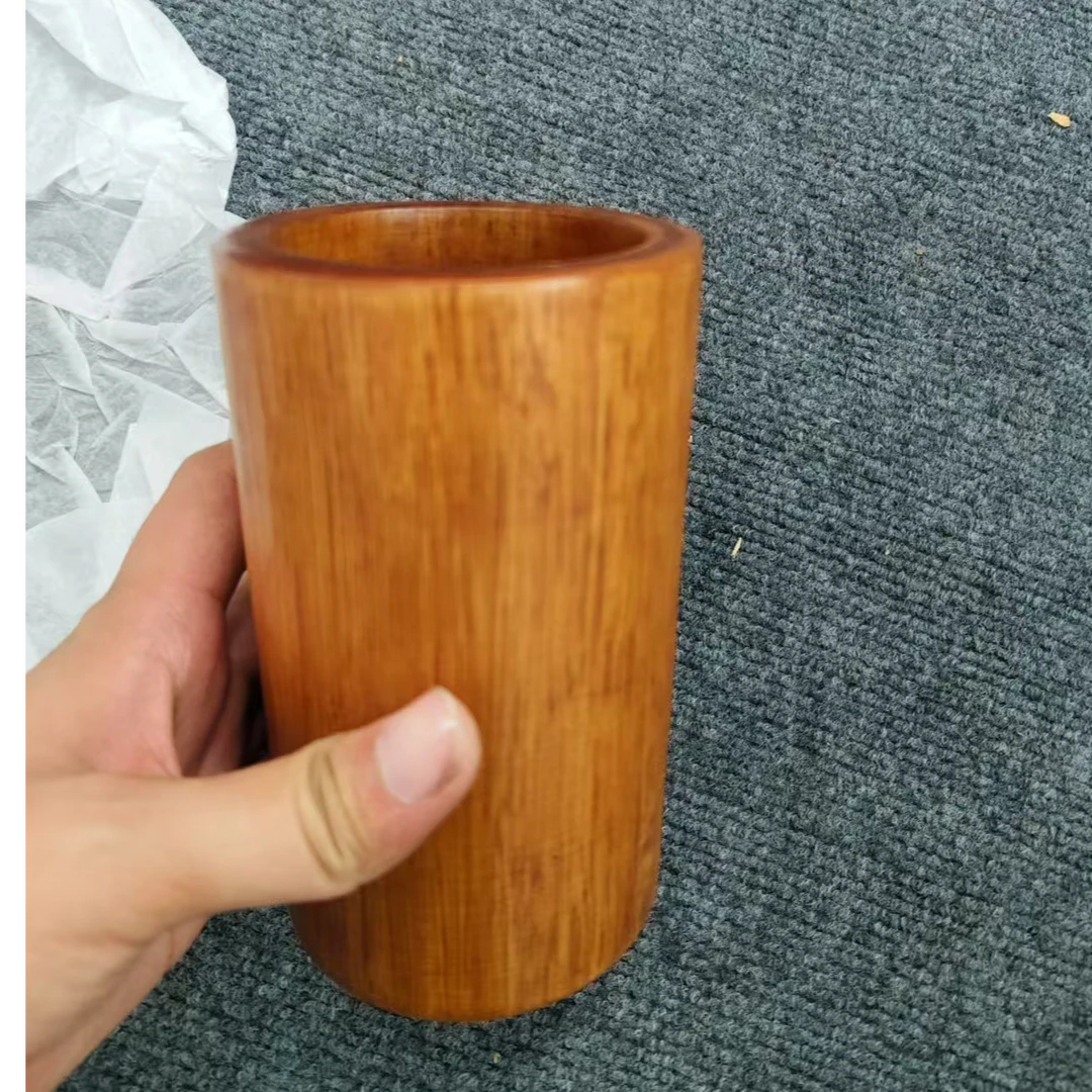 黑胡桃木筷盒单双装整木抽拉式学生木质筷子收纳盒户外便携筷子筒