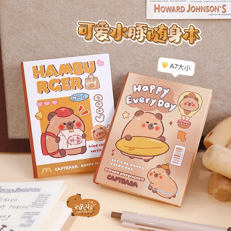 阅读便携A7笔记本随身携带迷你本子豆豆本上班记录记事本高颜值