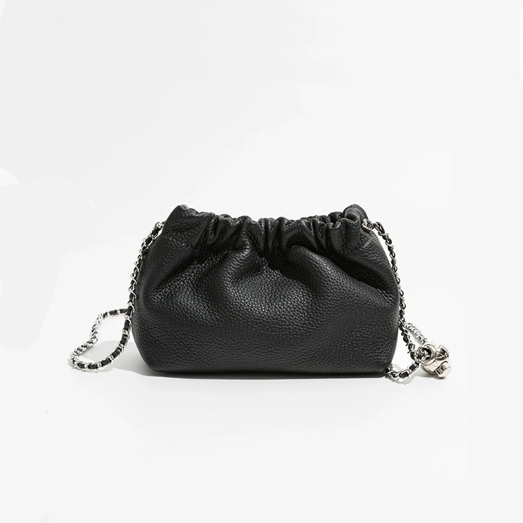 DALU【金球云朵】褶皱精致链条腋下云朵迷你小包包