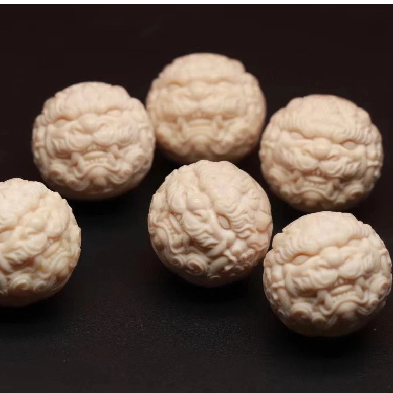 霸王怒目貔貅串创意根雕礼品（穿好发）