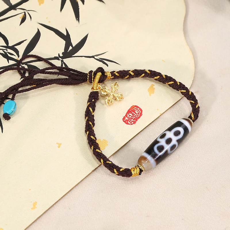 五眼闪电天珠玛瑙·手绳（阿里走54 拉萨直发）DU0827038