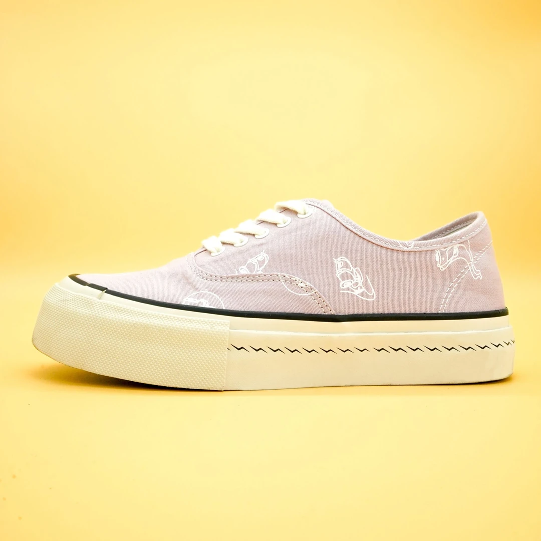 小汽车印花4厘米厚底增高内里牛皮帆布鞋36-40码