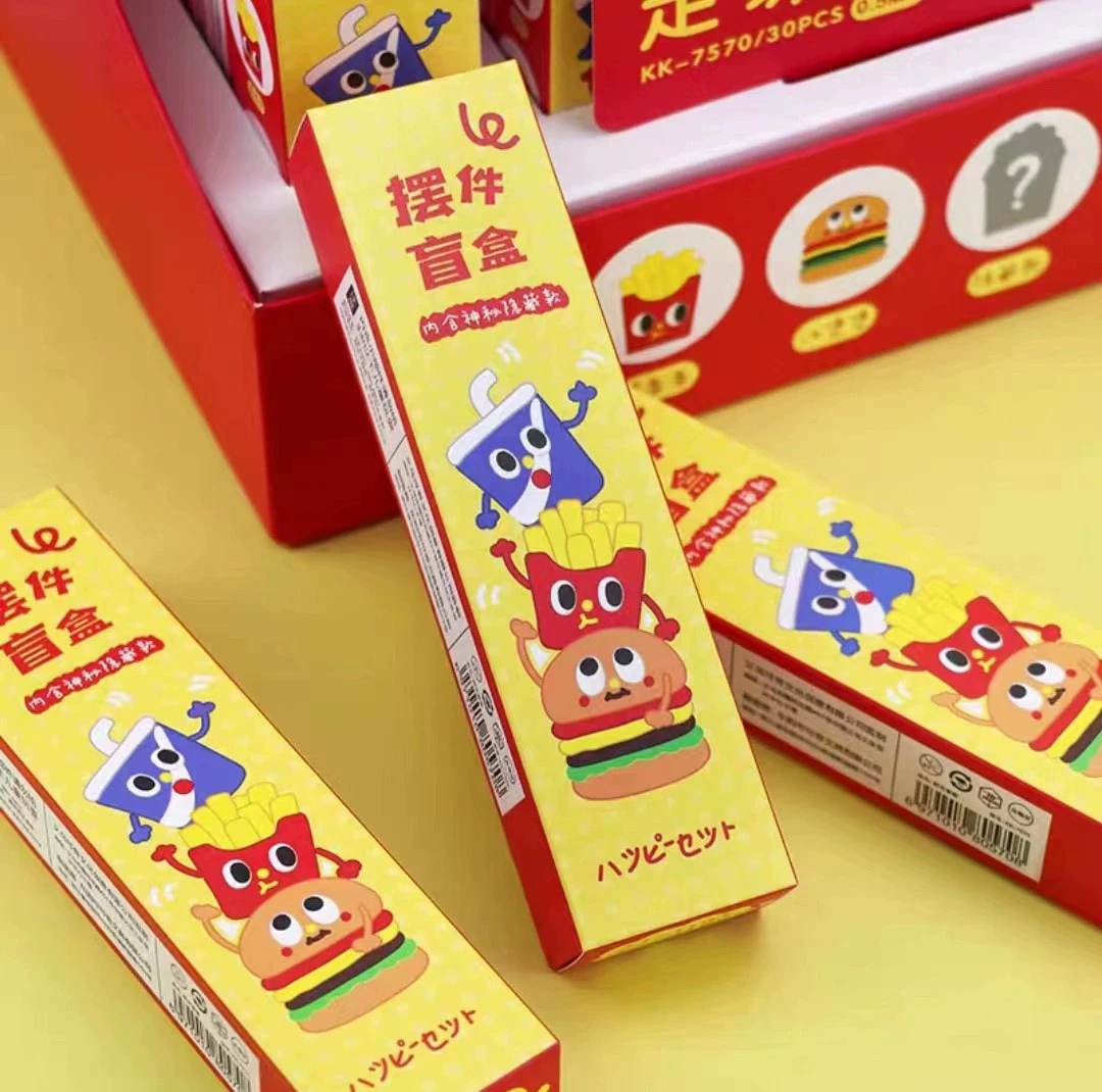 可奇家 摆件盲盒中性笔高颜值礼物黑色直液式走珠笔卡通盒装