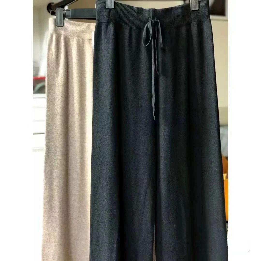 437直筒时尚休闲百搭夏季宽松纯色抽绳