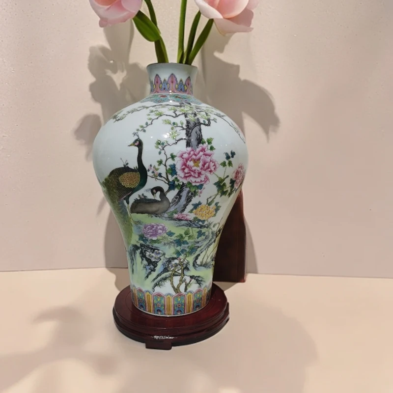 景德镇陶瓷现代工艺品梅瓶Y688