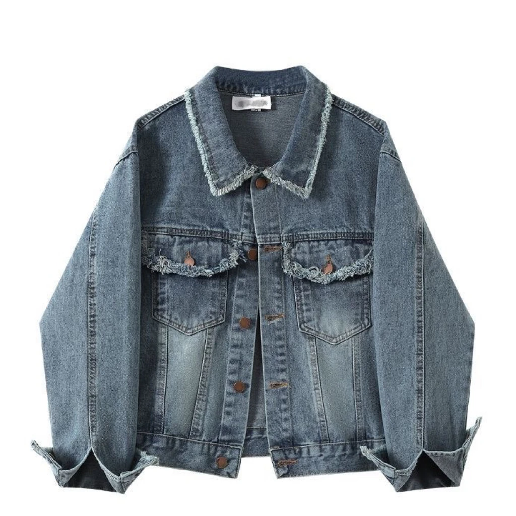 T~701-750时尚休闲潮流百搭宽松显瘦复古韩版牛仔外套男女四季款