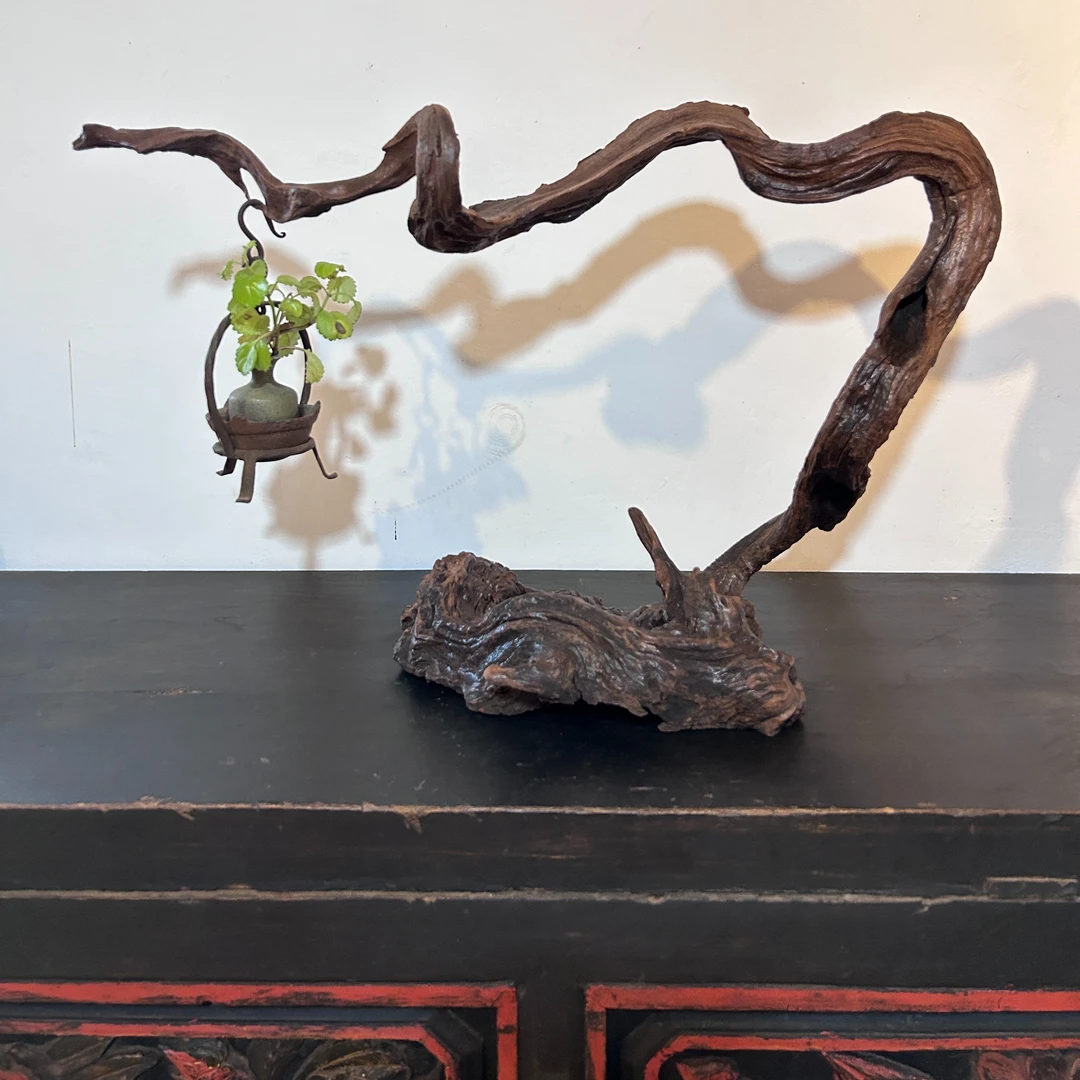 创意工艺品-根雕木雕摆件（物品以主播实时直播画面为准）