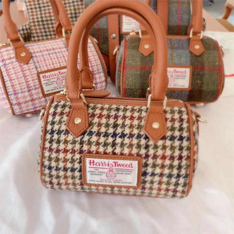 中号【Harris Tweed】波士顿哈里斯手提斜挎包. 1h2207