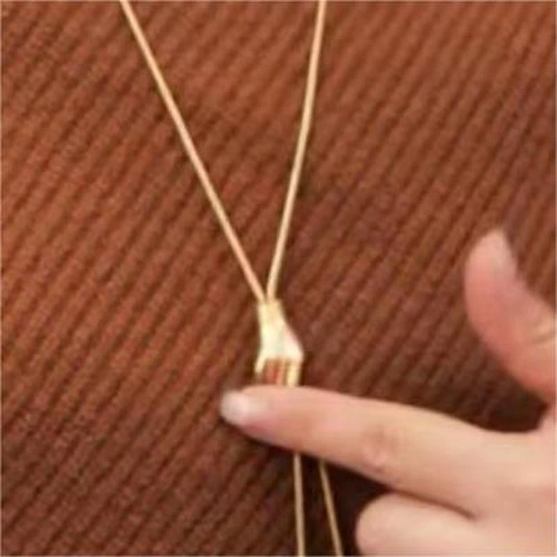 合金项链 QIU LI · 设计款时髦手指毛衣链 1h2993