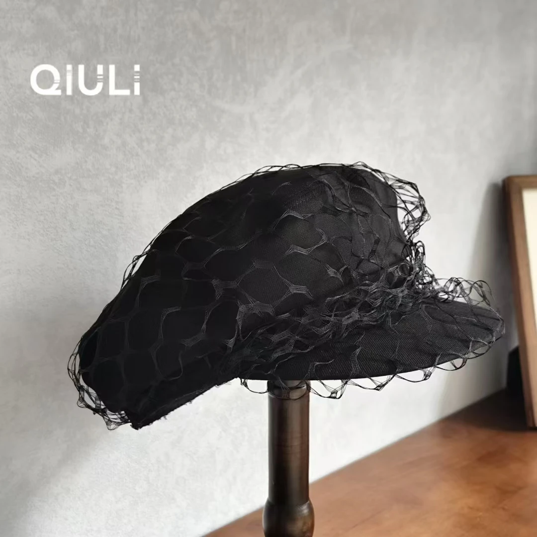 新款网纱报童帽.   姚姚0659