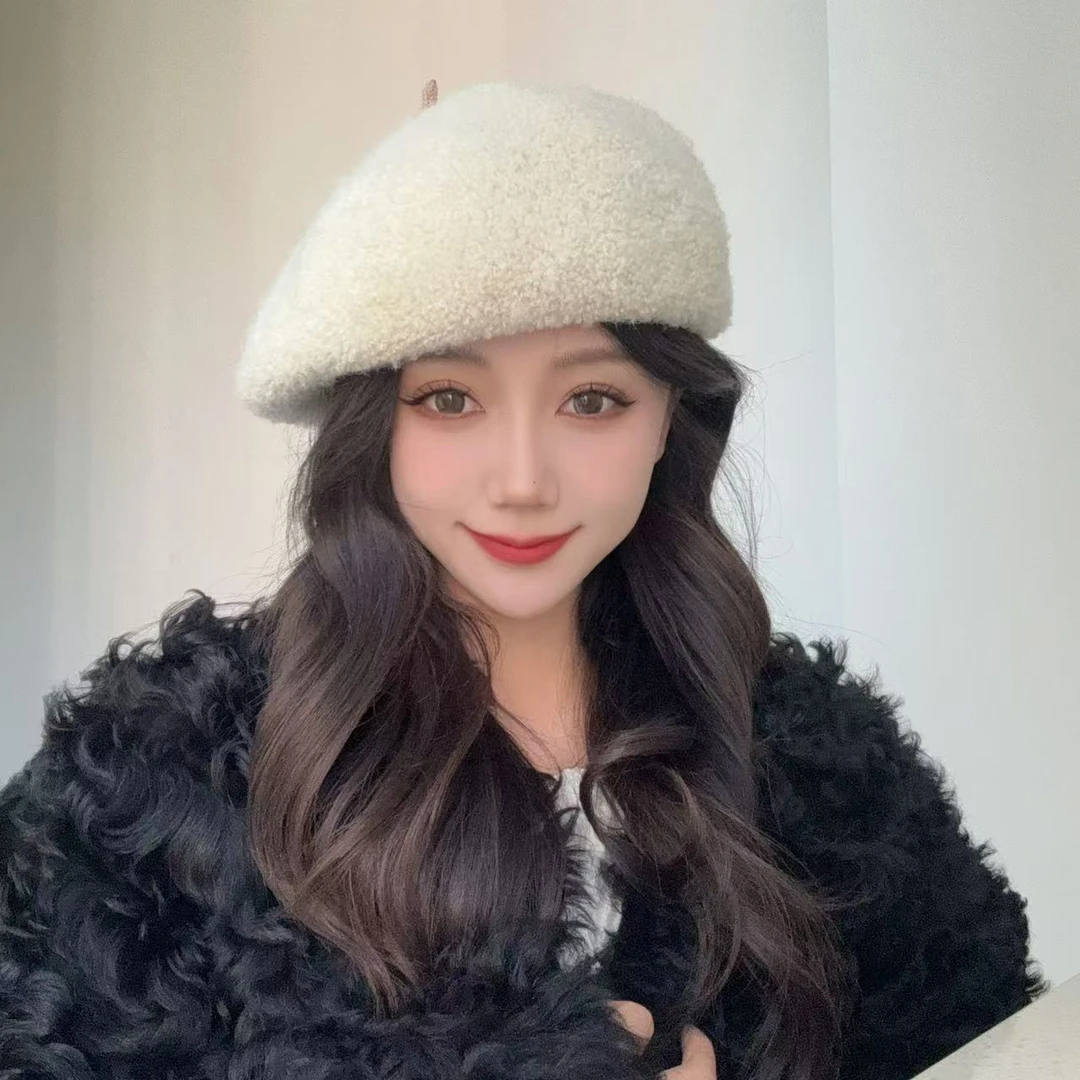 QIU LI · 秋冬保暖复古简约俏皮贝雷帽 1d2166