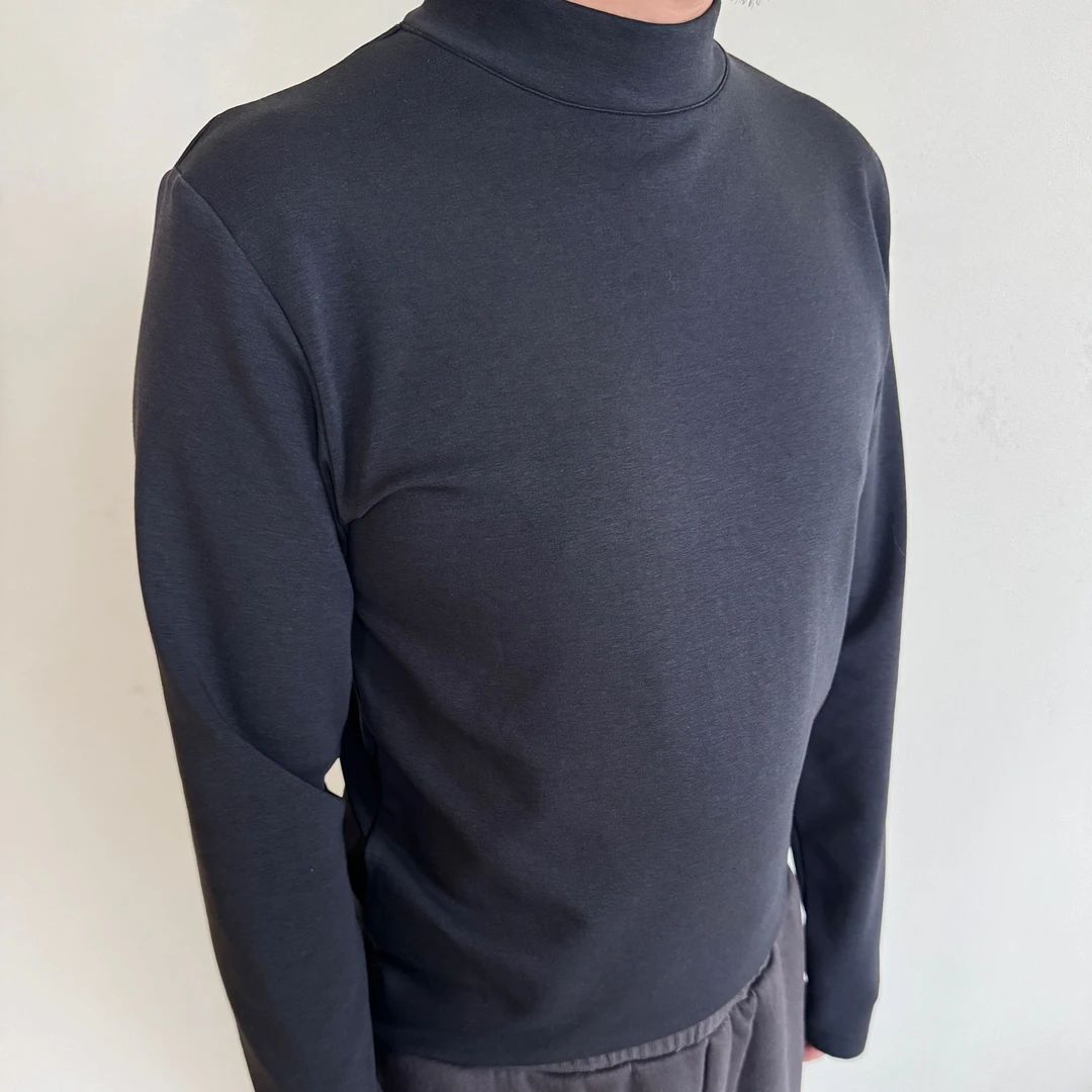 Anniehall24fw日本进口热特姆纤维升温小高领打底加绒保暖长袖