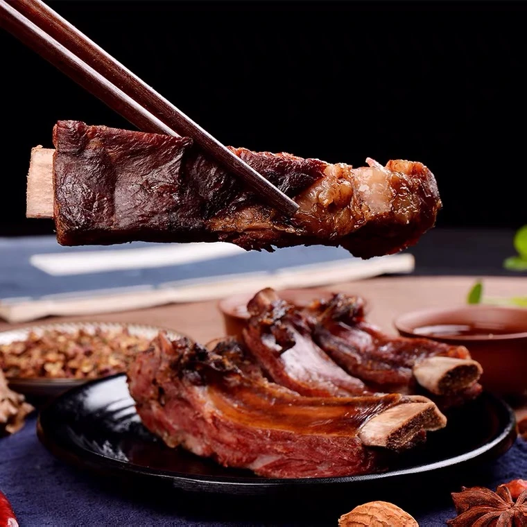 贵州农家土猪腊肉排骨500g现称