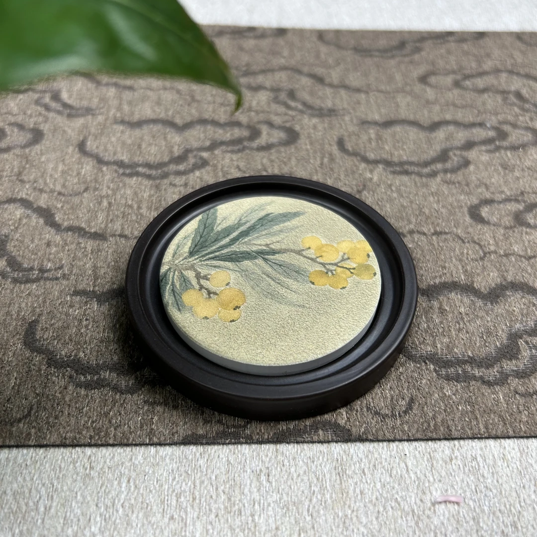 【滨星堂】枇杷杯垫茶杯小垫子8cm