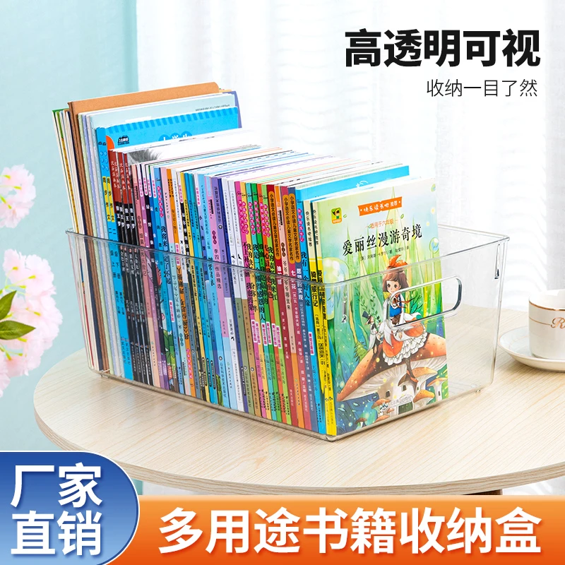 食品级材质摔不坏多功能透明收纳盒置物可移动储物简易家用多用途