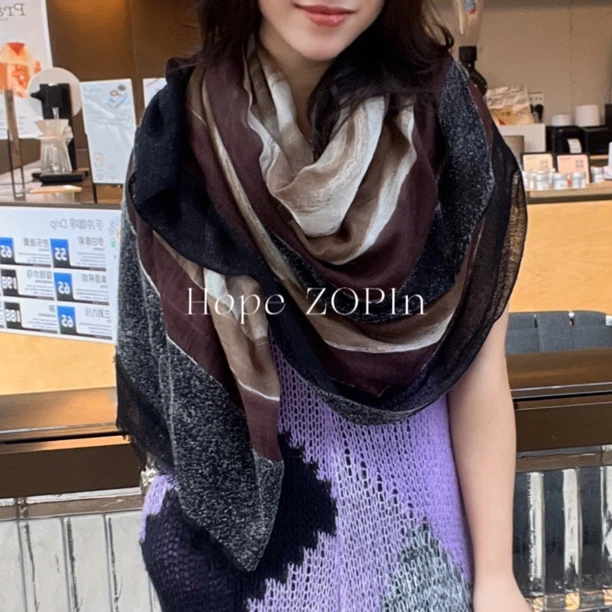 【大G精选】“银杏里”  法式腔调羊毛围巾