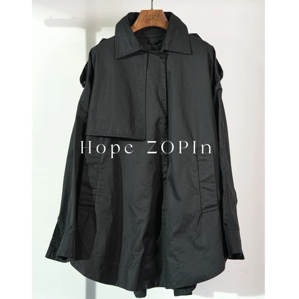 【大G精选】“漫步都市” 小众设计感休闲宽松风衣