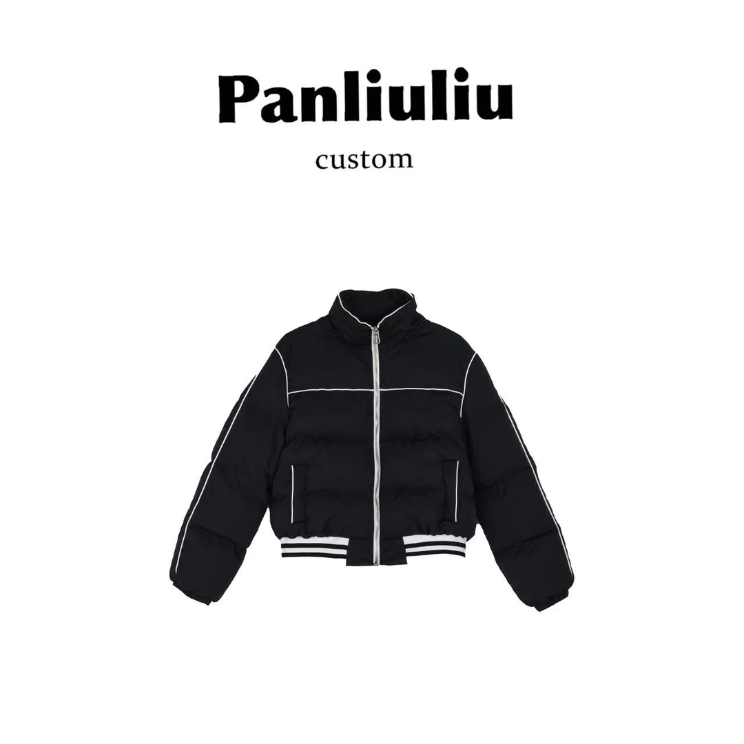 Panliuliu&【摩根山雪】时髦立领简约潮流设计款羽绒服L81515