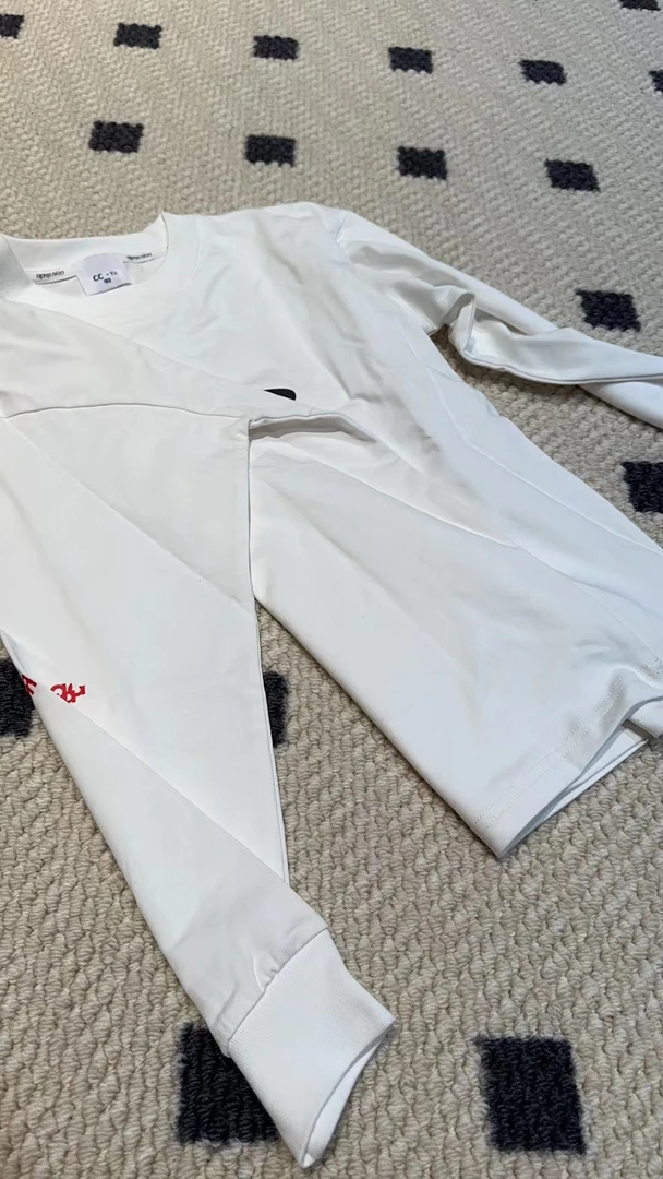 CCYU 字母重叠印花T恤A120