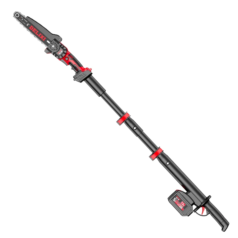 锂电高枝锯电动高枝剪加长杆伸缩充电式修剪树枝园林高空锯