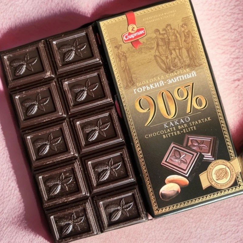 90%黑巧克力72%90克装纯可可脂白俄罗斯进口