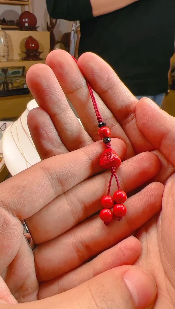【闪购商品】玛瑙/玉髓钥匙扣未镶嵌朱砂钥匙扣21