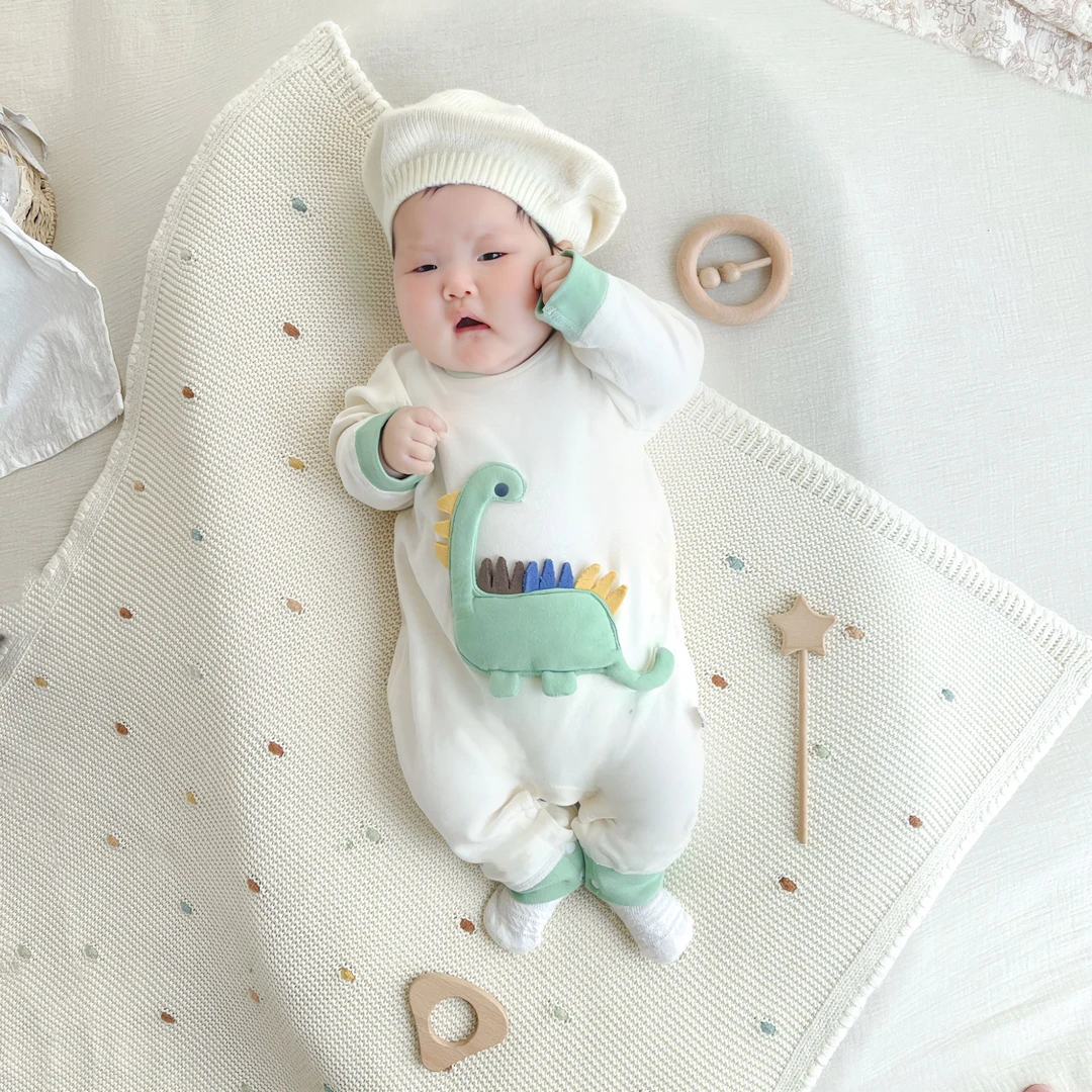 高能感婴幼儿纯棉秋外穿时尚打底衣新款婴儿长袖宝宝四季款卡通