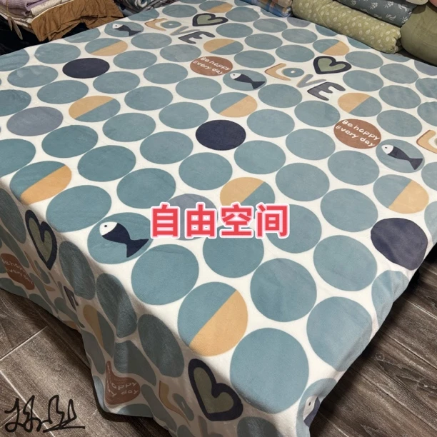 婴儿绒被套 绒被套 保暖被套（1.6*2.1）