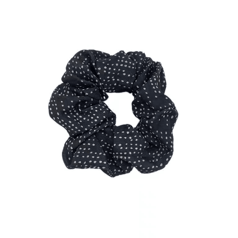 3CC百搭单品限定原创设计赫本风气质波点大肠发圈6749