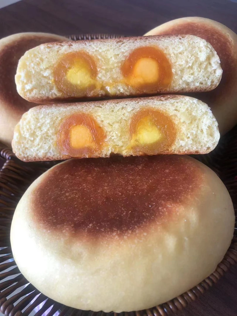 乳山喜饼红糖花生夹心喜饼双黄蛋喜饼6个装