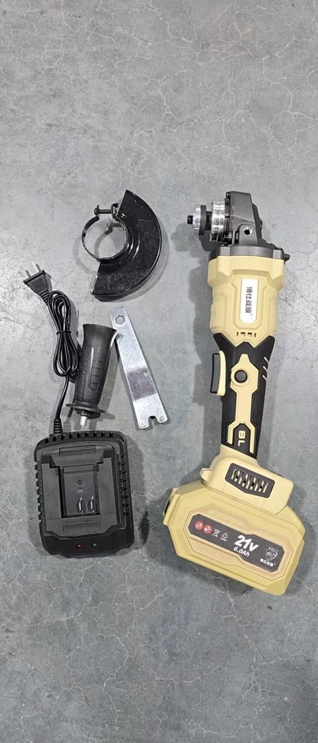 15节电池座充】博仕战狼无刷锂电抛光打磨除锈抛光调速角磨机