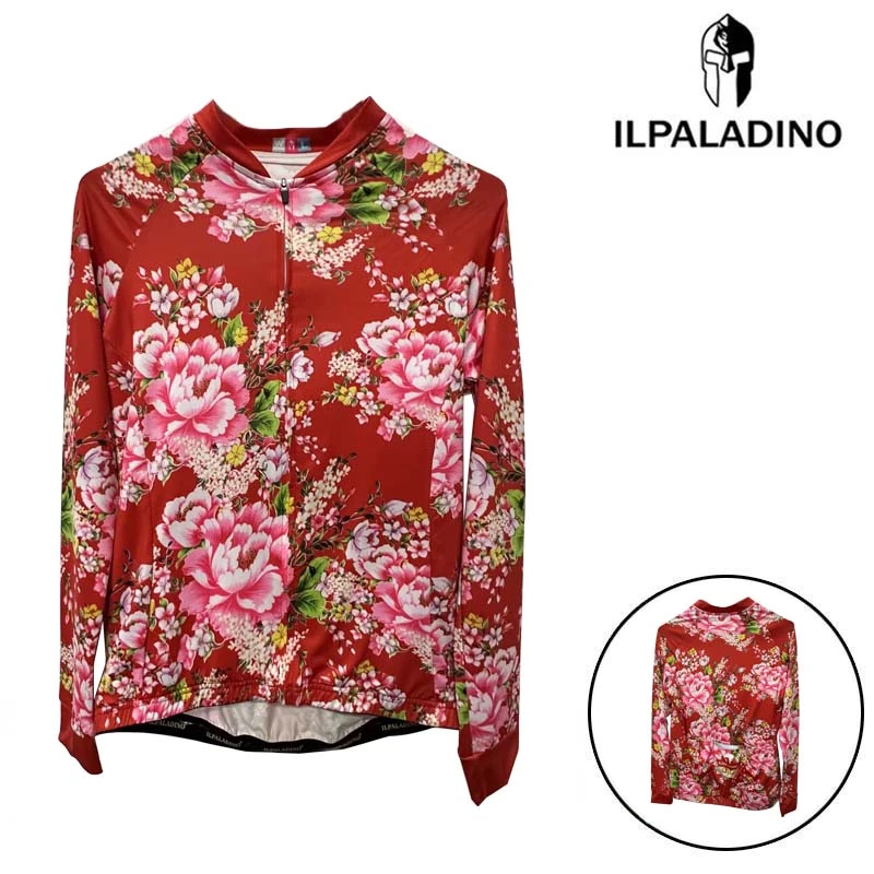 【东北大花系列1】ILPALADINO骑行服上衣牛奶丝冰丝网眼 春夏秋冬