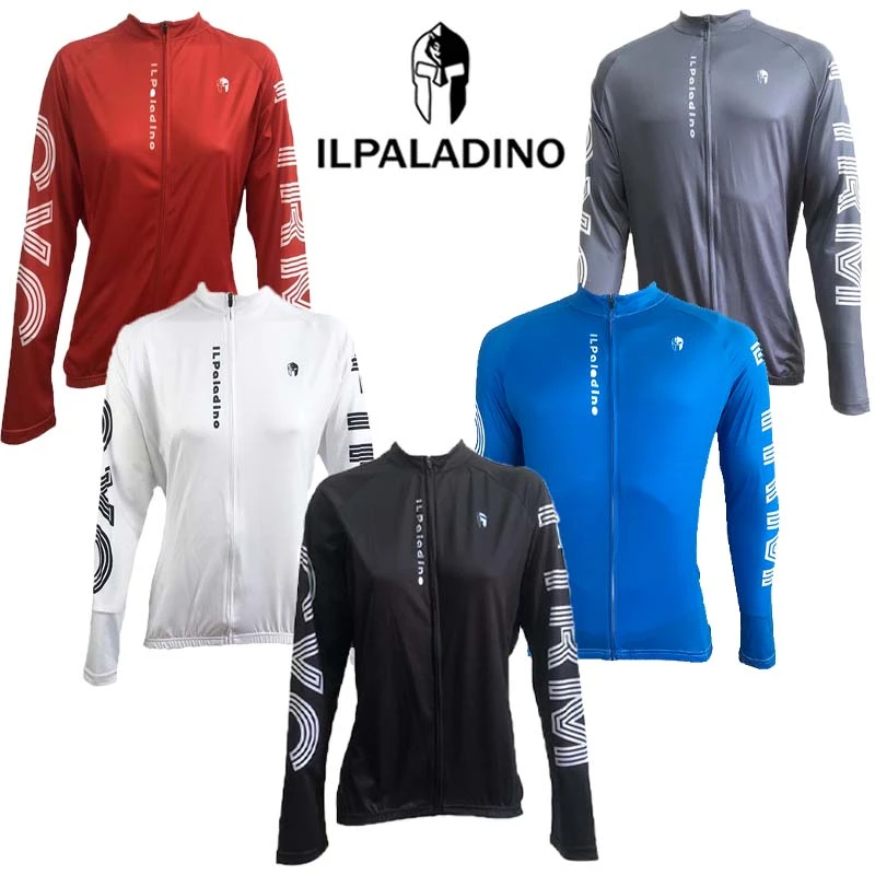 多彩纯色字母骑行上衣 男女同款 抓绒上衣 长袖秋冬骑行服