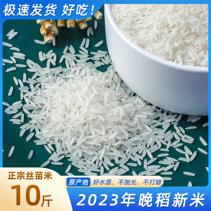 【年货节包邮福利】2023南方新米软糯香甜原生态长粒香米10斤20斤