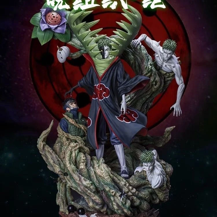 火影忍者手办 晓组织 CS二次元小楠鬼鲛白绝武士便宜模型摆件