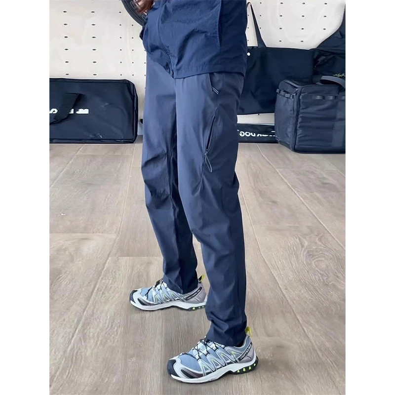 三防暴雨级防水冲锋裤男款秋季美式复古百搭工装裤户外徒步登山裤