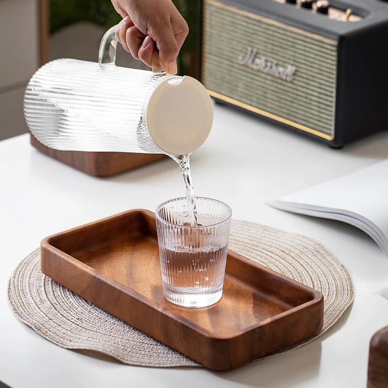 长方钵南美胡桃木点心盒整木堆叠盒30-15-4 HP-69