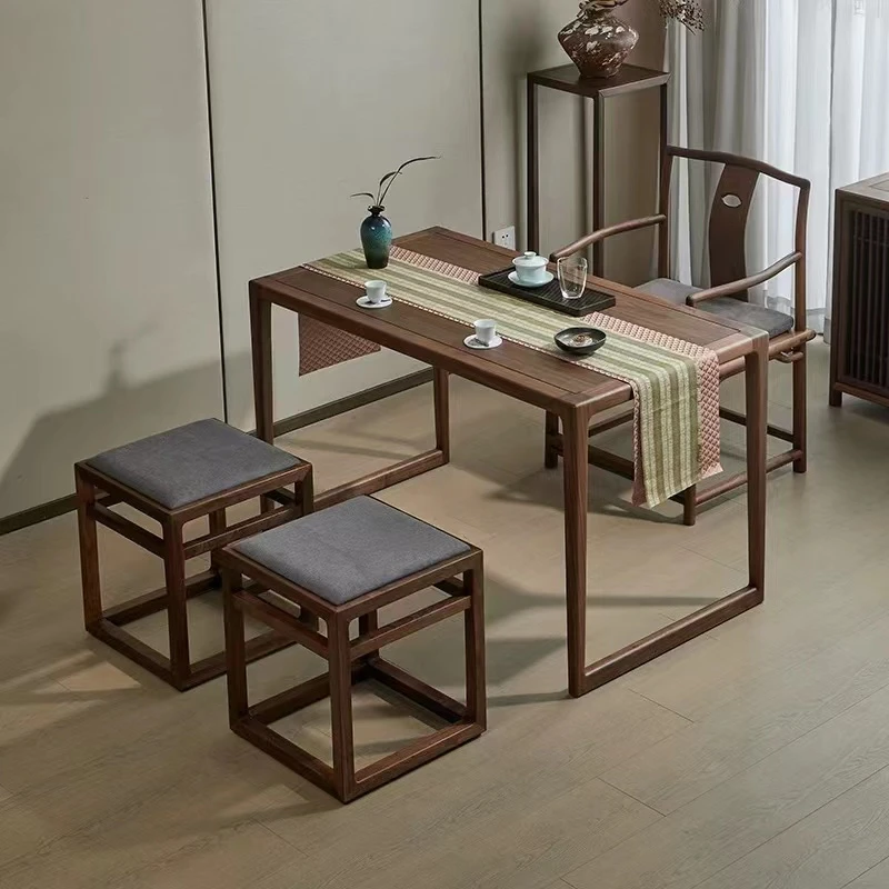 慕森堂 北美黑胡桃木阳台小茶桌