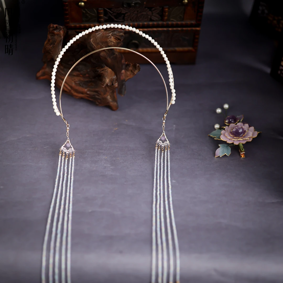 风雪初晴蝶雾影系列发簪手工发簪百搭古风简约日常古典超仙复古