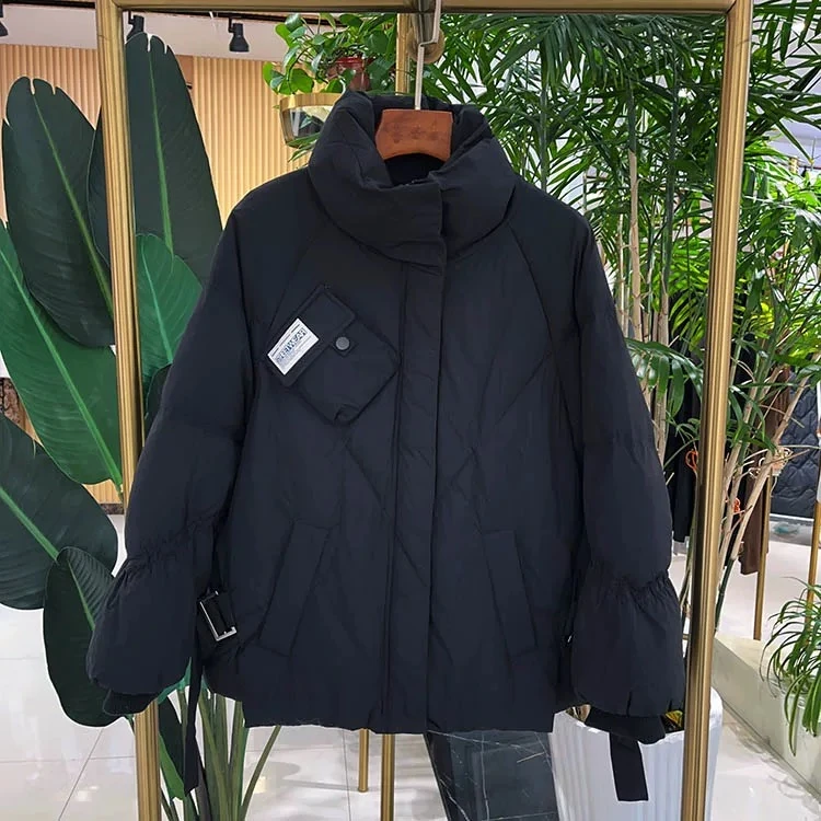 Y003冬季时尚气质立领休闲百搭保暖羽绒服DM7