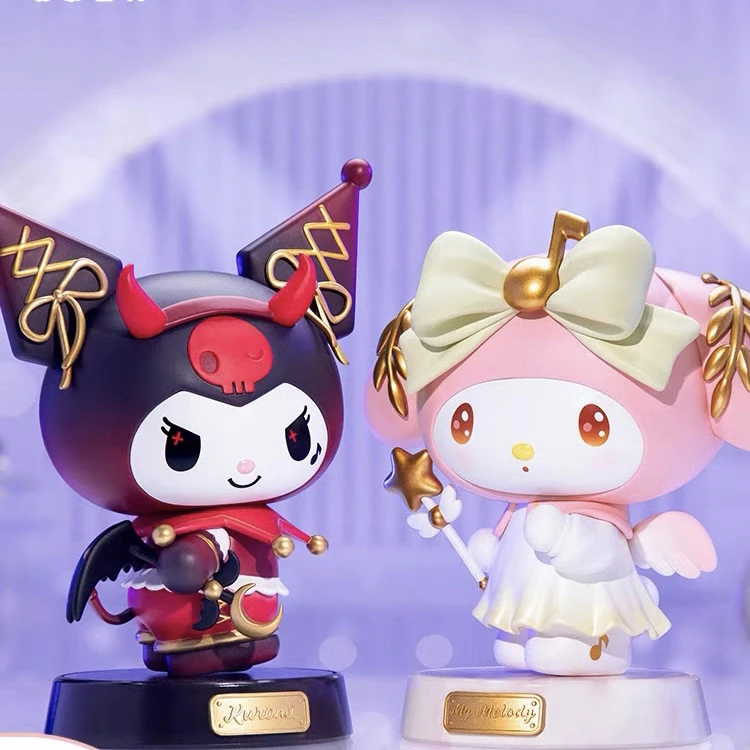 玩乐主义三丽鸥酷洛米公仔少女系列美乐蒂手办库洛米摆件潮玩周边