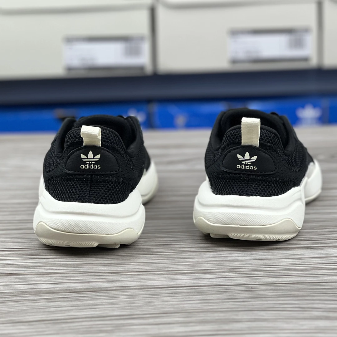 Adidas阿迪达斯HAIWEE 正品男鞋网面透气老爹鞋休闲运动鞋ID0550