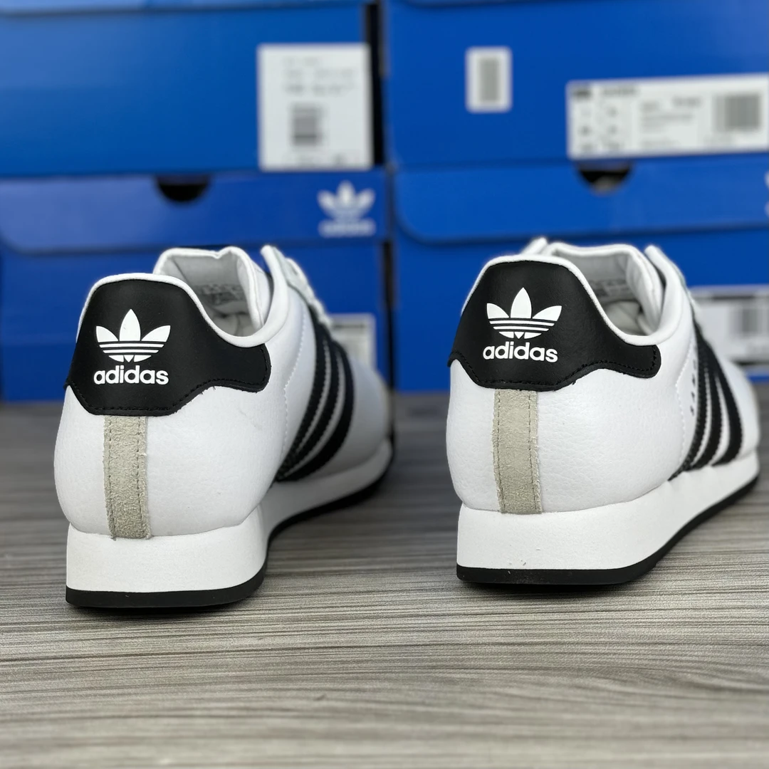 Adidas阿迪达斯新款三叶草复古经典百搭情侣运动休闲阿甘鞋675033