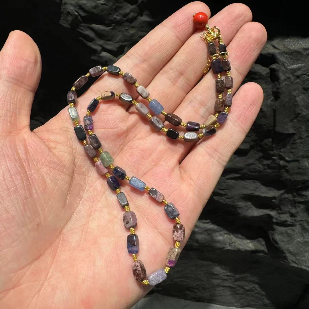 【黑胖珠宝】舒俱来DIY朱砂多宝项链 多样性发一 QX224