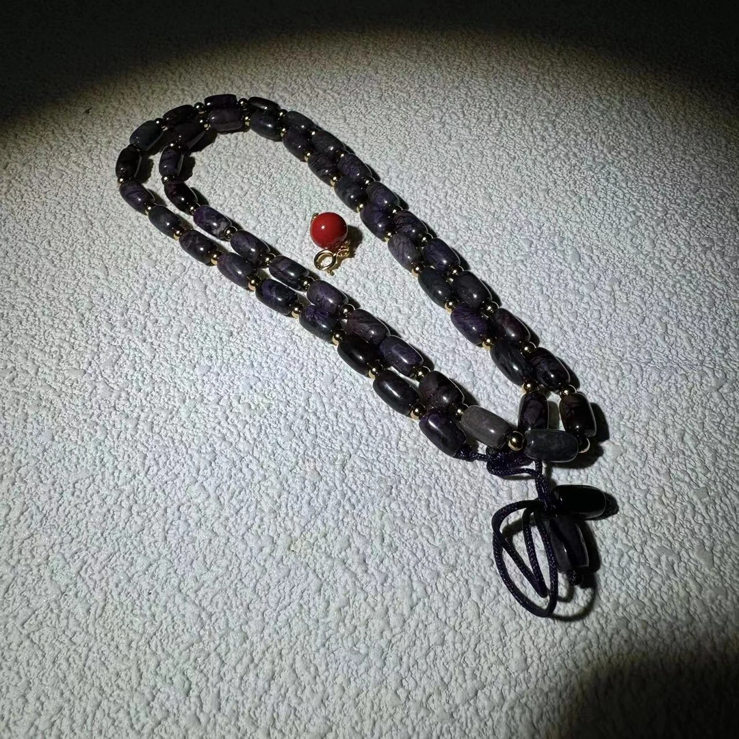 【黑胖珠宝】舒俱来DIY朱砂泥地项链 多样性发一 QX138